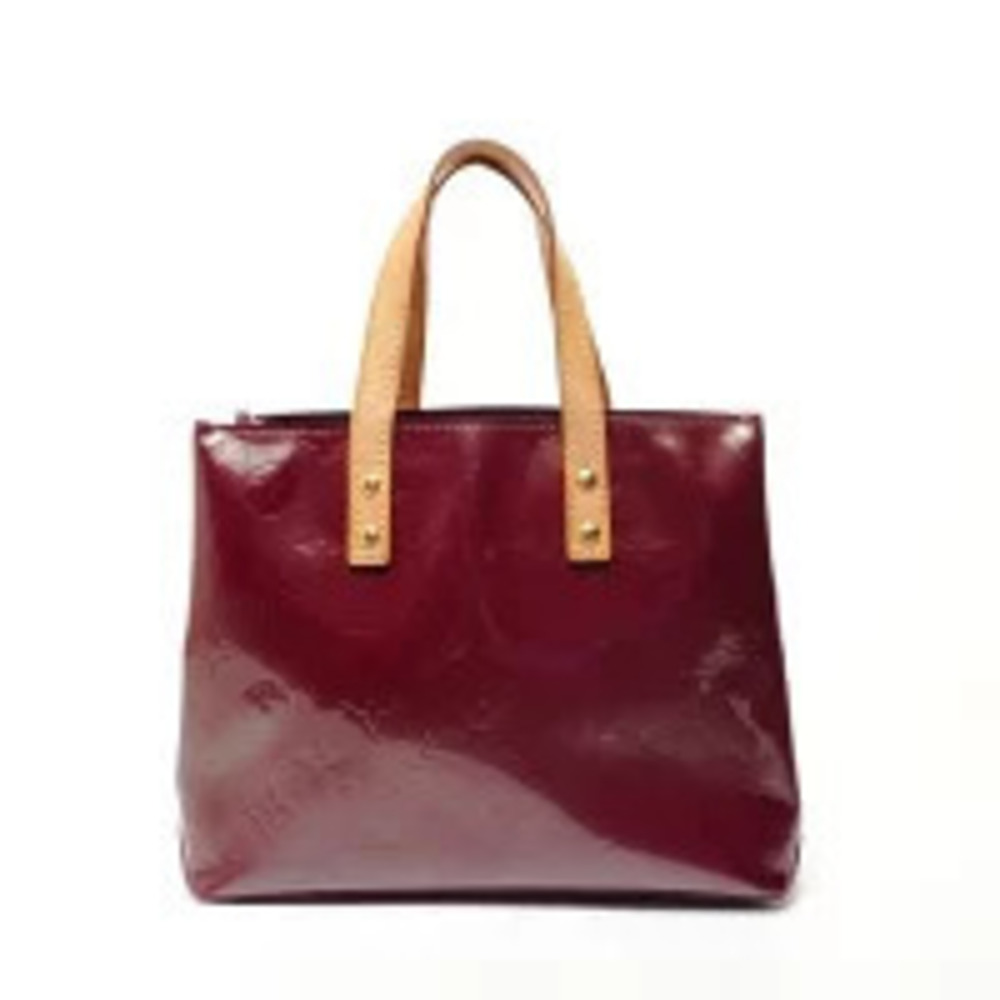 Louis Vuitton Monogram Vernis Lead Handbag Red